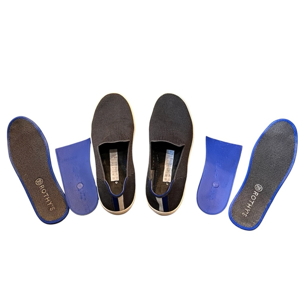 Rothy’s The Original Slip On Sneaker in Steel Gray 8 - Picture 10 of 12